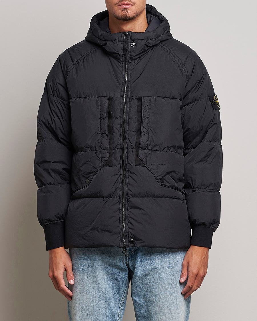 Herren | Jacken | Stone Island | Garment Dyed Recycled Nylon Down Jacket Black