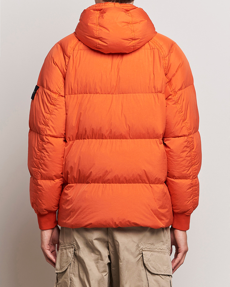 Herren | Jacken | Stone Island | Garment Dyed Recycled Nylon Down Jacket Orange Red