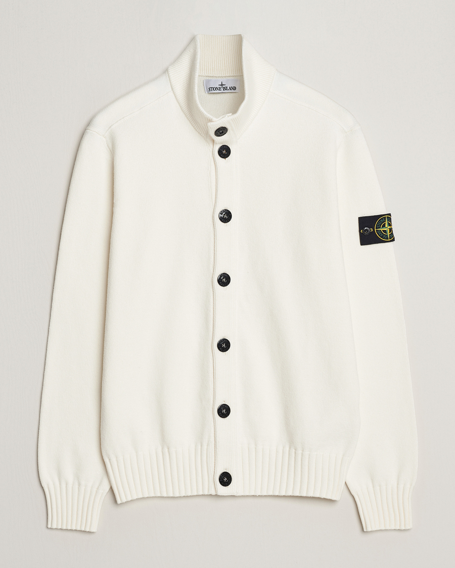 Herren | Pullover | Stone Island | Winter Cotton Cardigan Natural