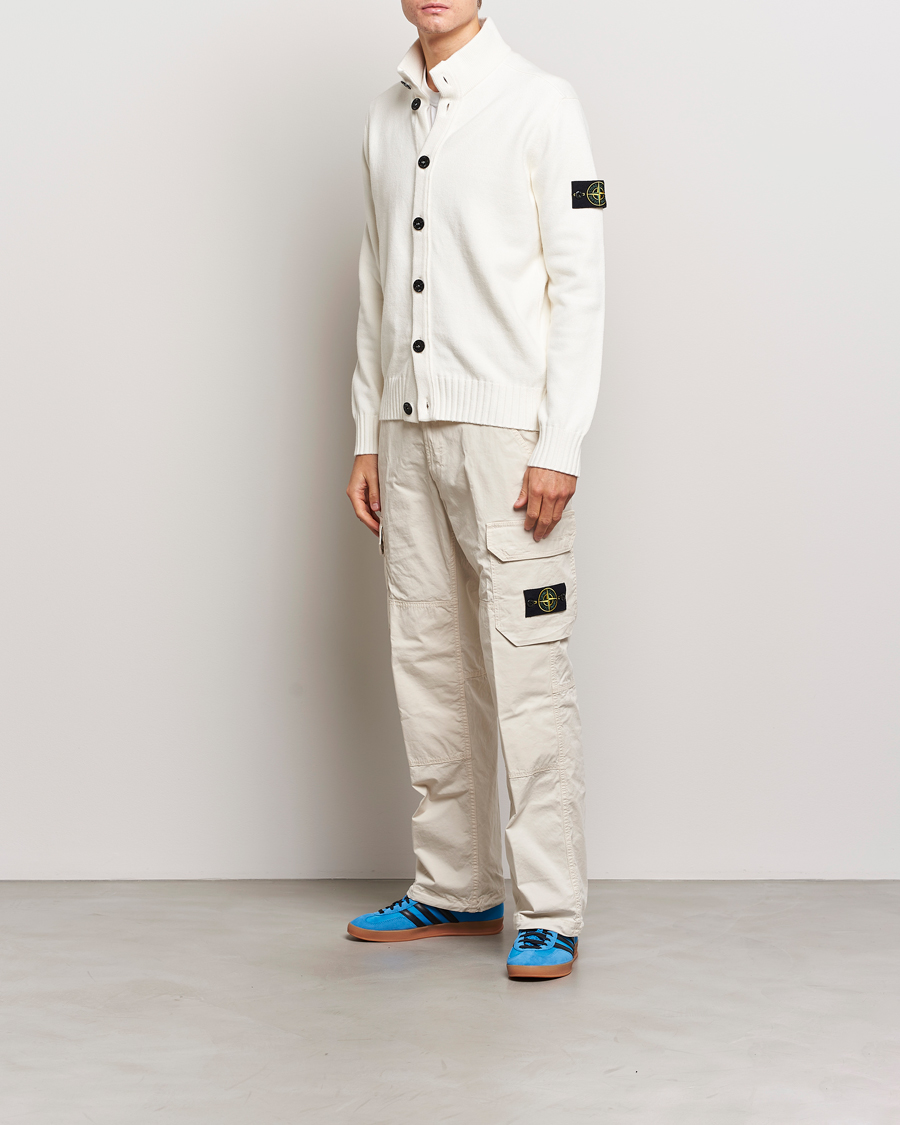 Herren | Pullover | Stone Island | Winter Cotton Cardigan Natural