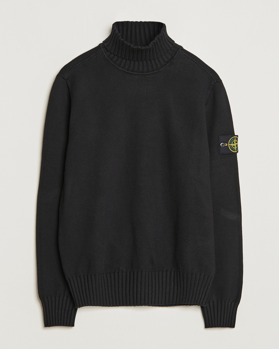 Herren | Pullover | Stone Island | Winter Cotton Polo Black