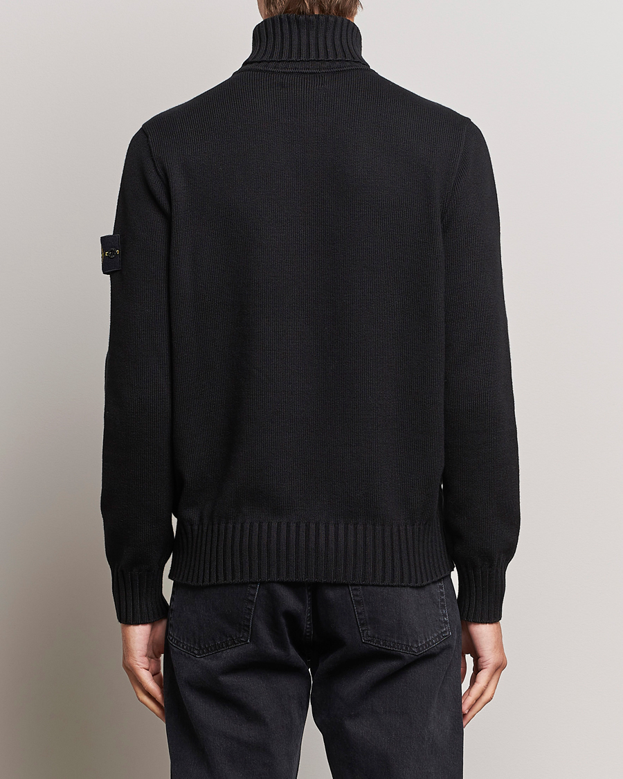 Herren | Pullover | Stone Island | Winter Cotton Polo Black