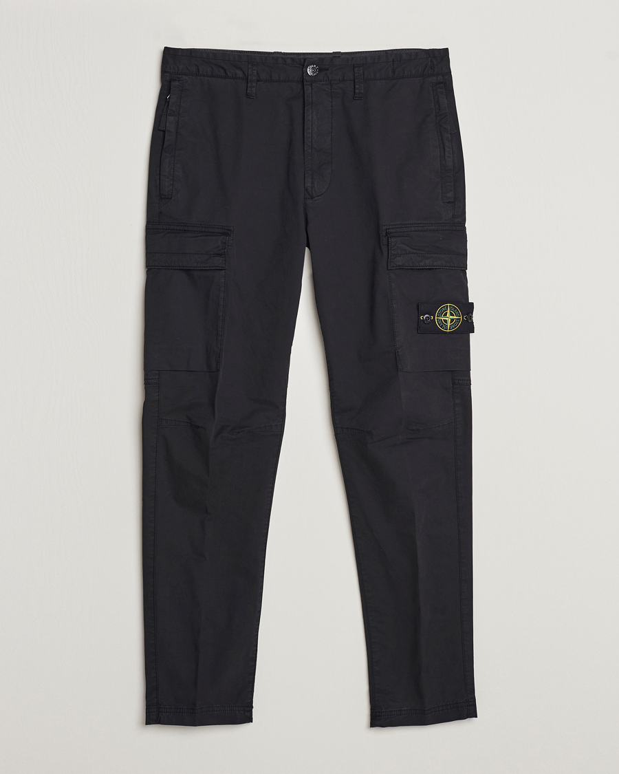 Herren | Hosen | Stone Island | Stretch Cotton Gabardine Trousers Black