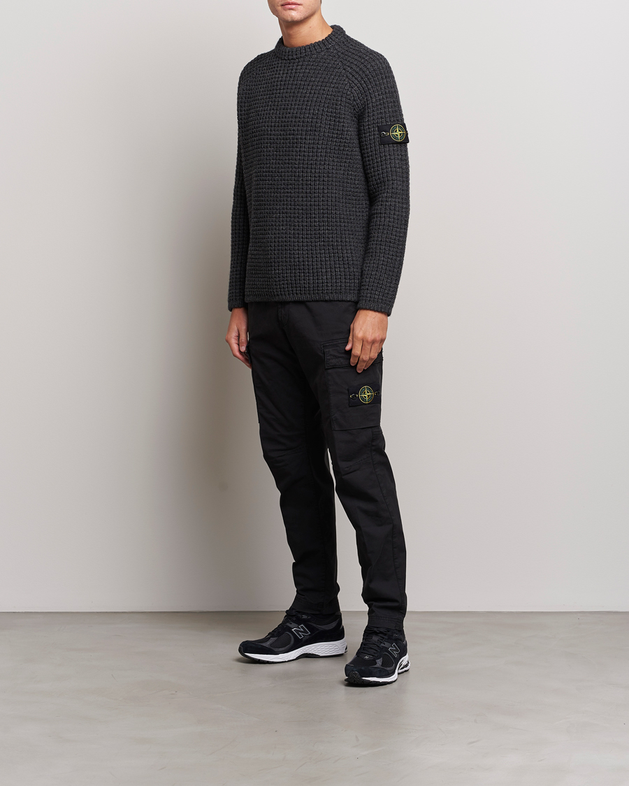 Herren | Hosen | Stone Island | Stretch Cotton Gabardine Trousers Black
