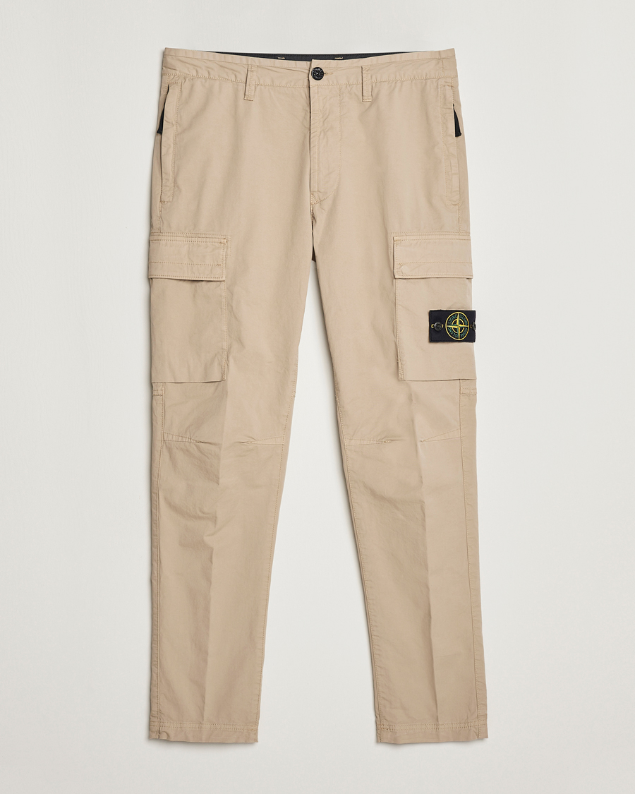 Herren | Hosen | Stone Island | Stretch Cotton Gabardine Trousers Sand