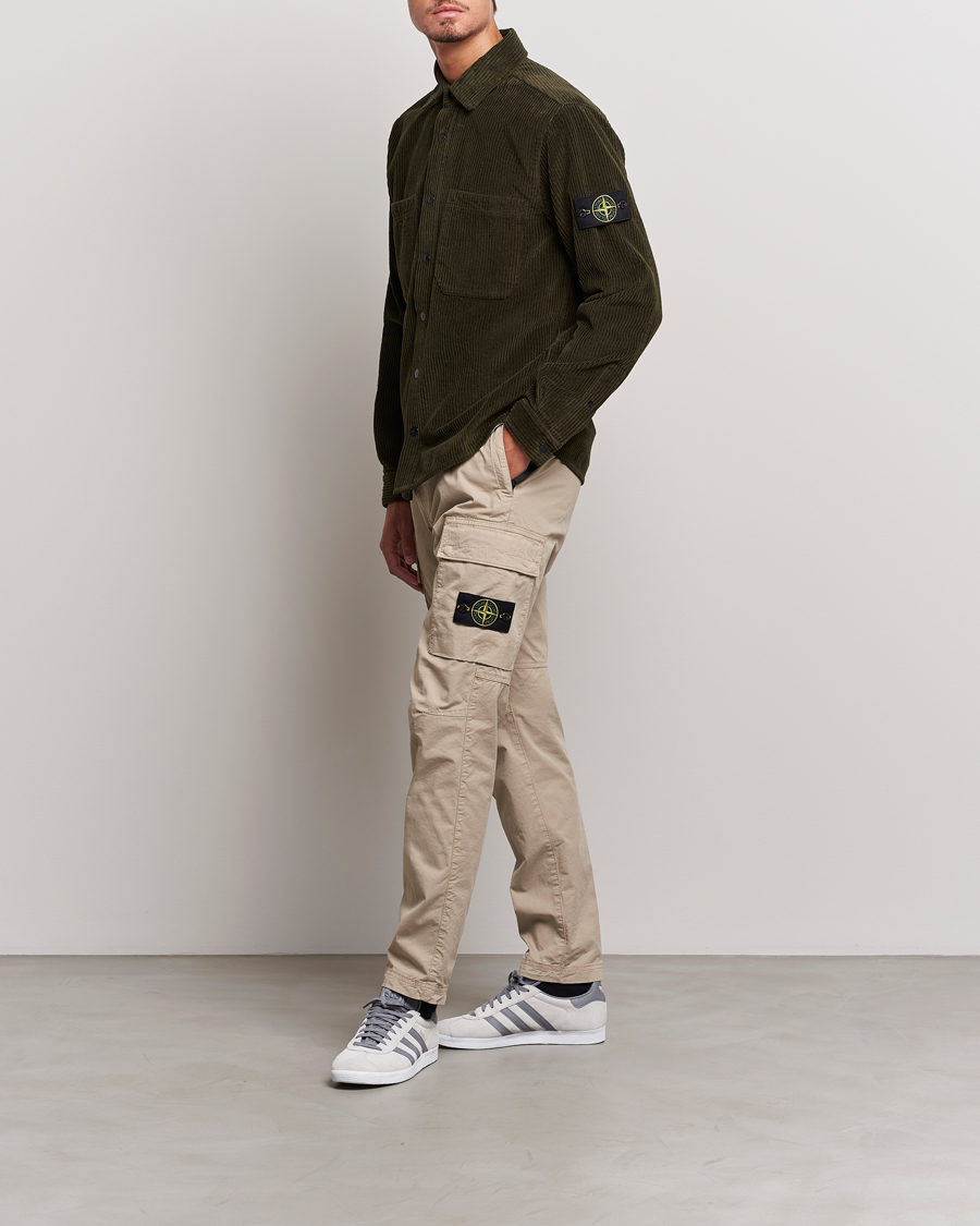 Herren | Hosen | Stone Island | Stretch Cotton Gabardine Trousers Sand