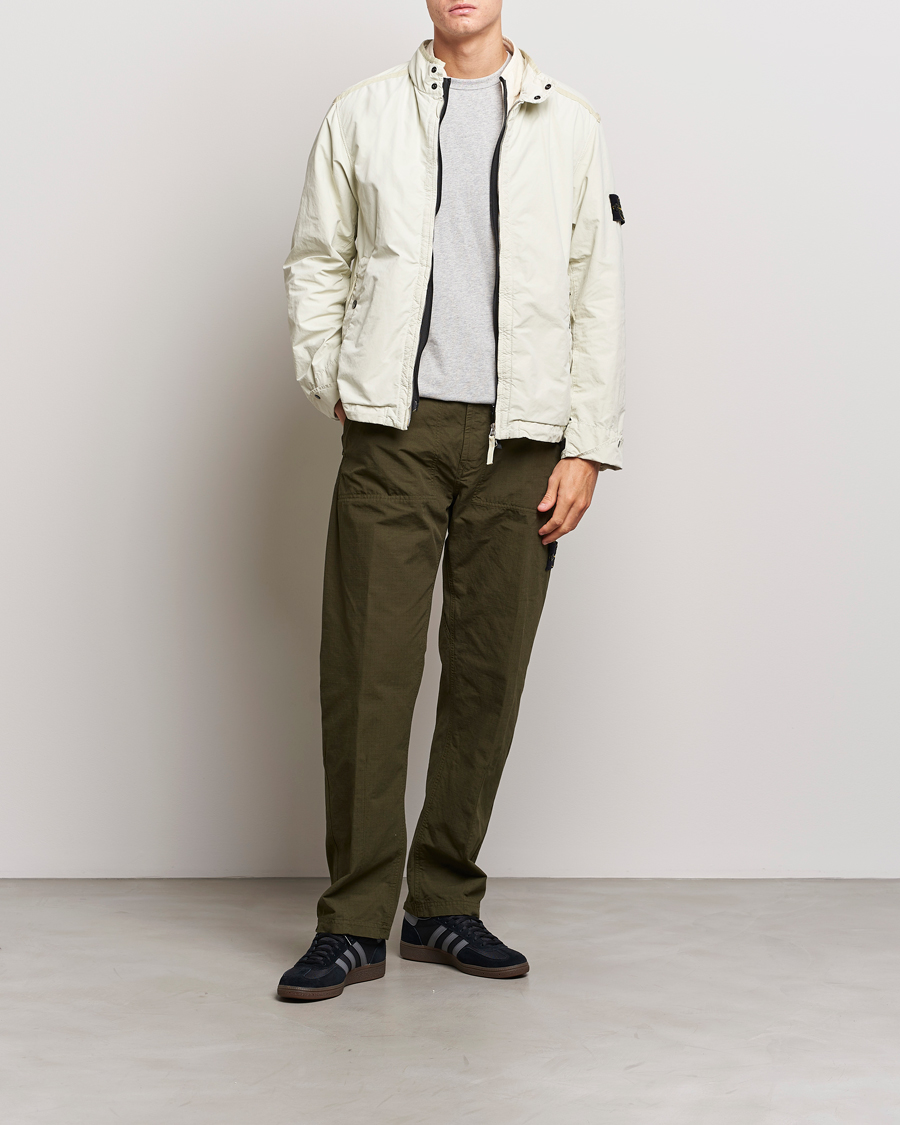 Herren | Hosen | Stone Island | Garment Dyed Ripstop Trousers Olive