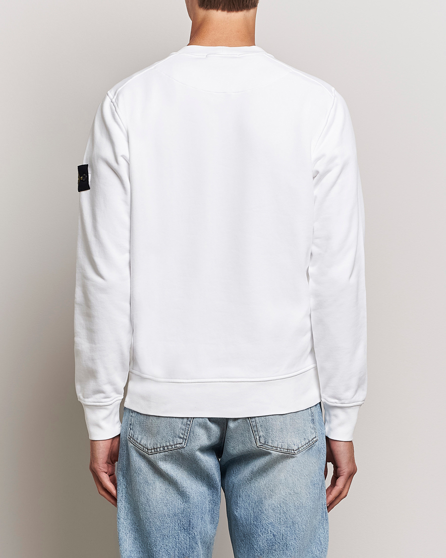 Herren | Pullover | Stone Island | Garment Dyed Fleece Sweatshirt White