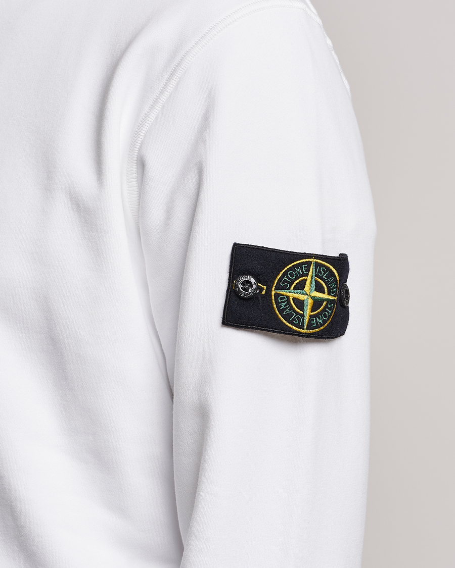 Herren | Pullover | Stone Island | Garment Dyed Fleece Sweatshirt White