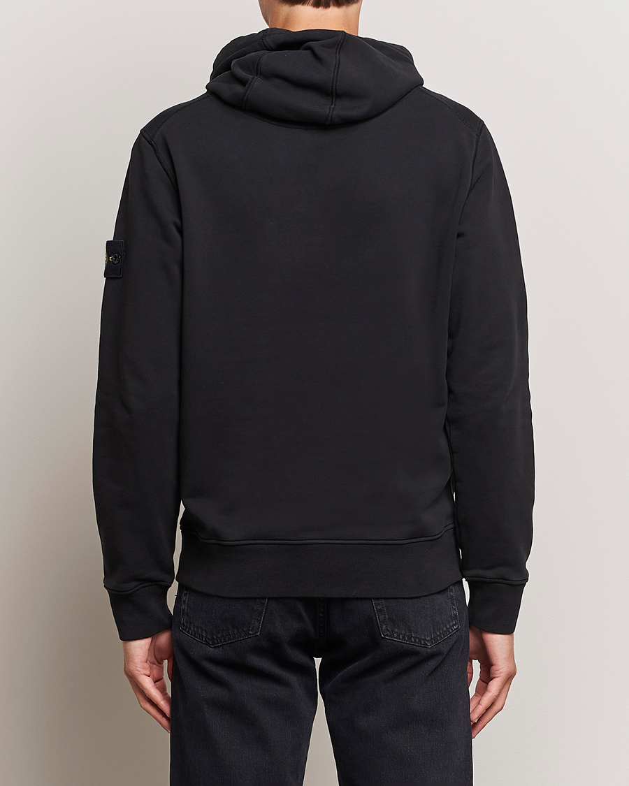 Herren | Pullover | Stone Island | Garment Dyed Fleece Hood Black