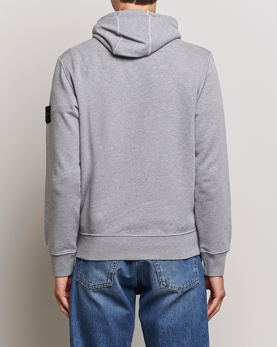 Herren | Pullover | Stone Island | Garment Dyed Fleece Hood Melange Grey