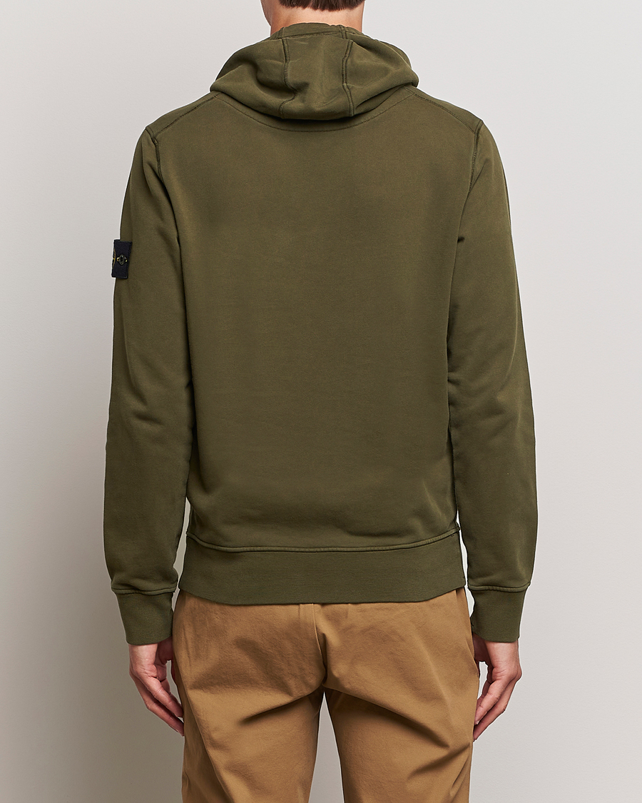 Herren | Pullover | Stone Island | Garment Dyed Fleece Hood Olive