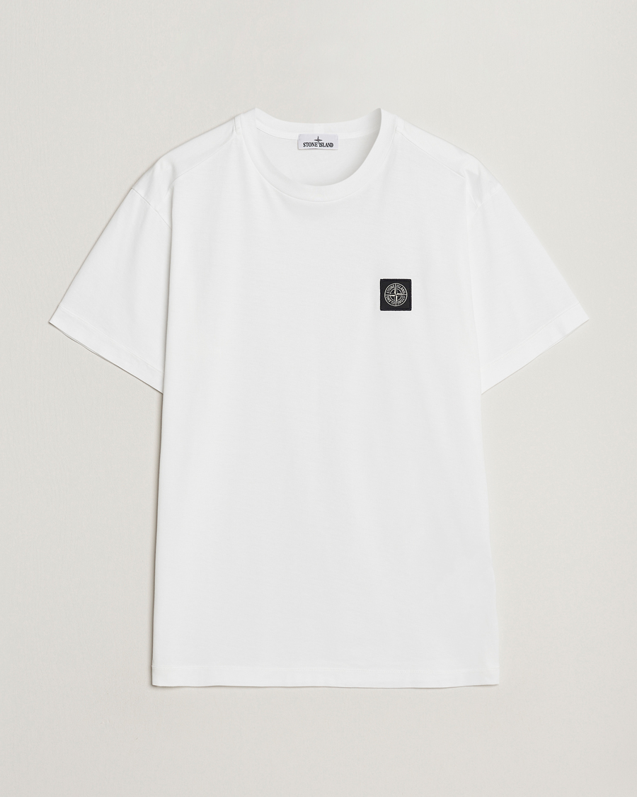 Herren | T-Shirts | Stone Island | Garment Dyed Jersey T-Shirt White