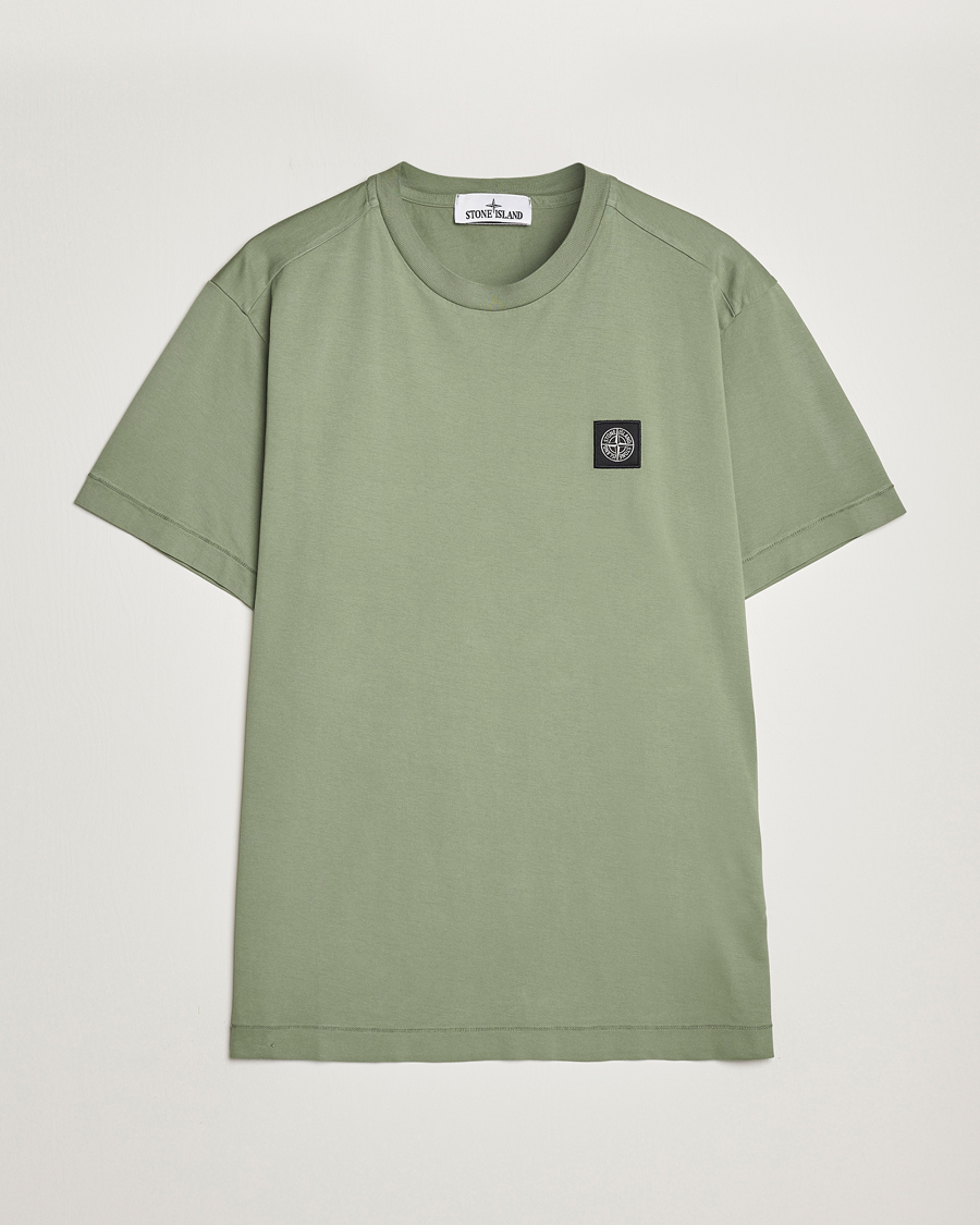 Herren | T-Shirts | Stone Island | Garment Dyed Jersey T-Shirt Sage