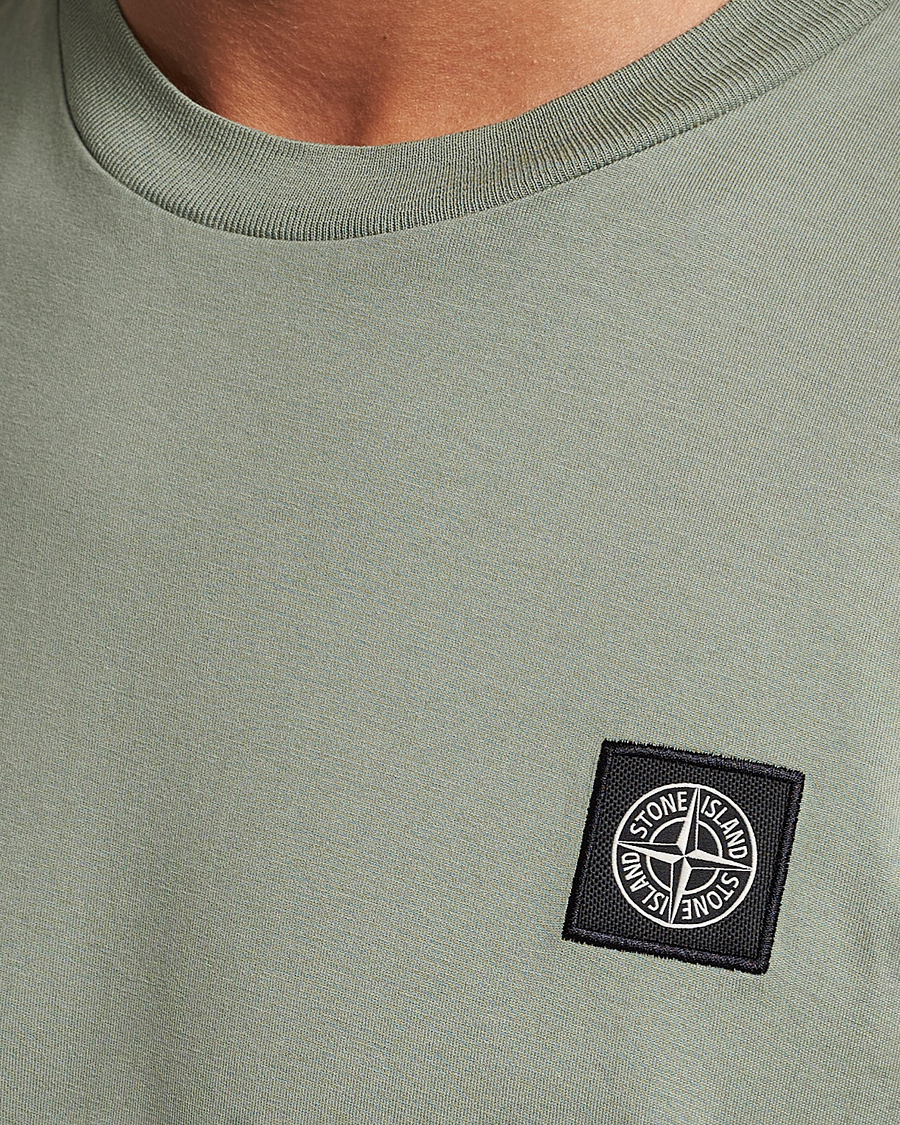 Herren | T-Shirts | Stone Island | Garment Dyed Jersey T-Shirt Sage