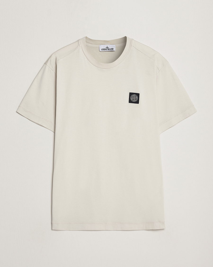 Herren | T-Shirts | Stone Island | Garment Dyed Jersey T-Shirt Plaster
