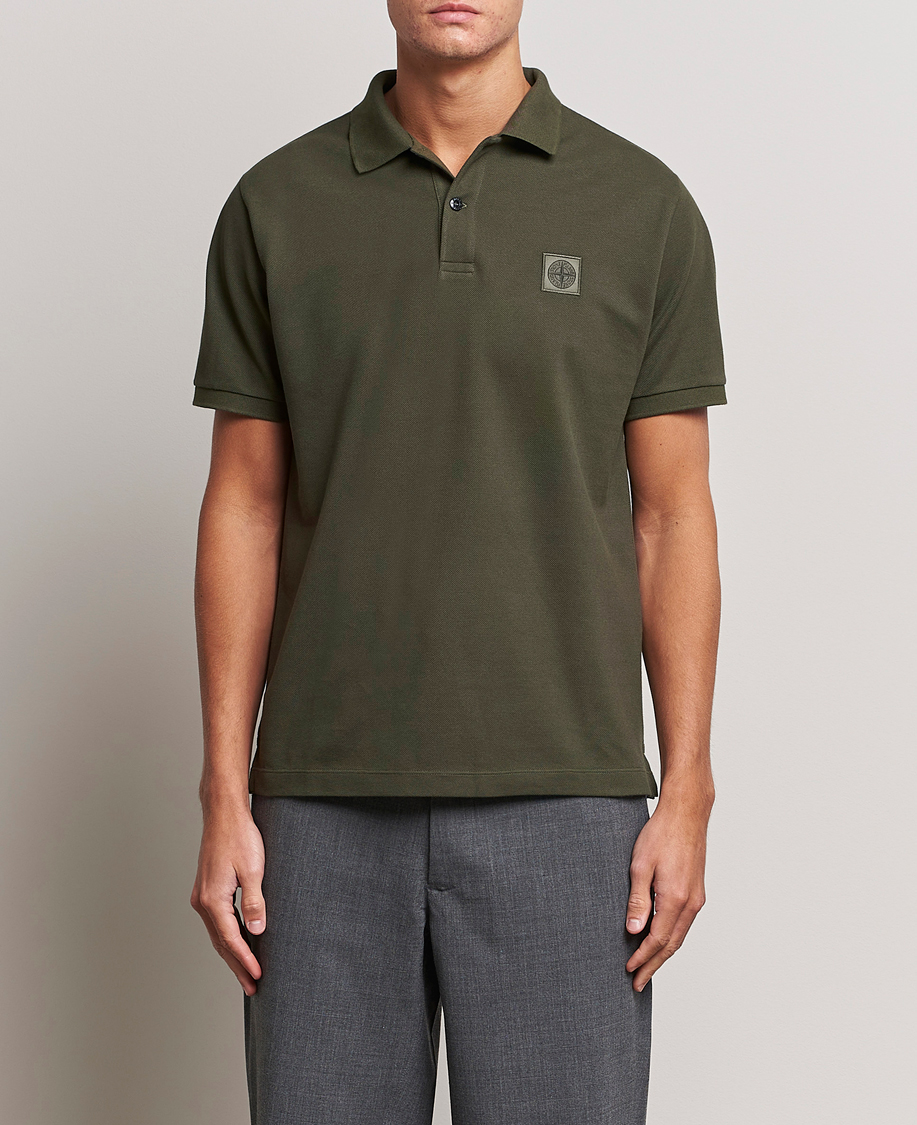 Herren | Poloshirts | Stone Island | Cotton Pique Polo Olive