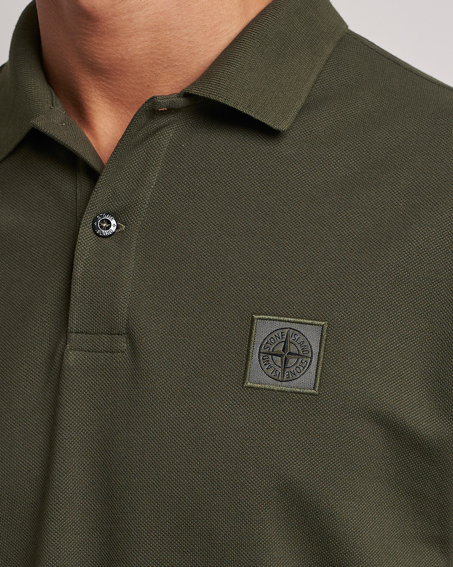 Herren | Poloshirts | Stone Island | Cotton Pique Polo Olive