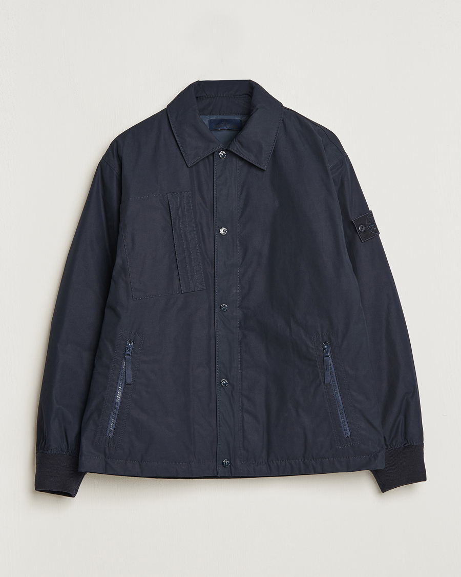 Herren | Jacken | Stone Island | Ghost Piece O-Ventile Jacket Navy Blue