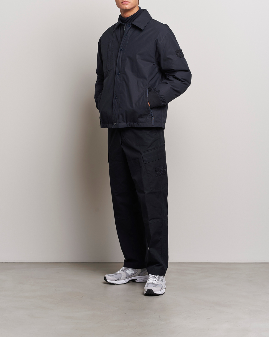 Herren | Jacken | Stone Island | Ghost Piece O-Ventile Jacket Navy Blue