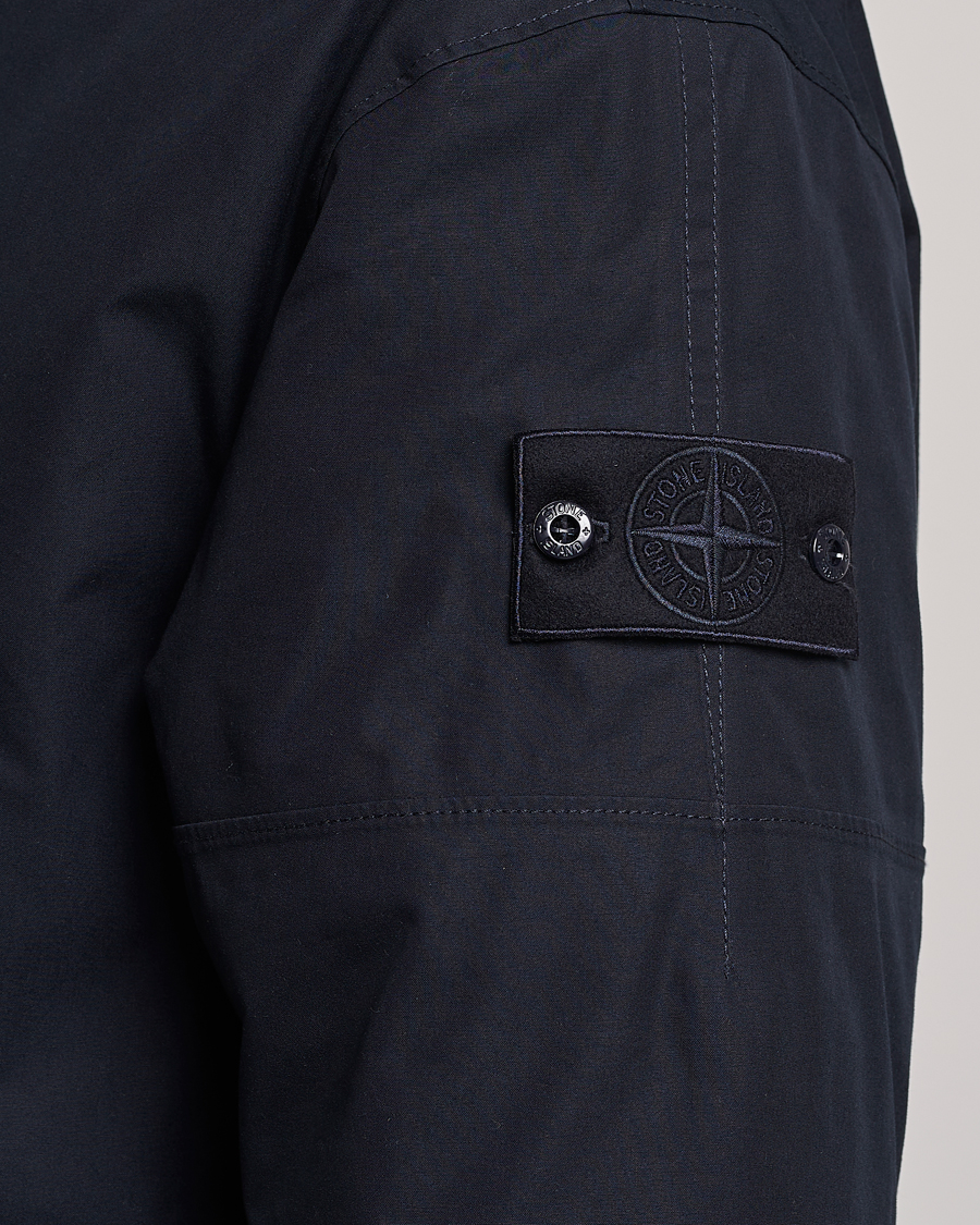 Herren | Jacken | Stone Island | Ghost Piece O-Ventile Hooded Parka Navy Blue