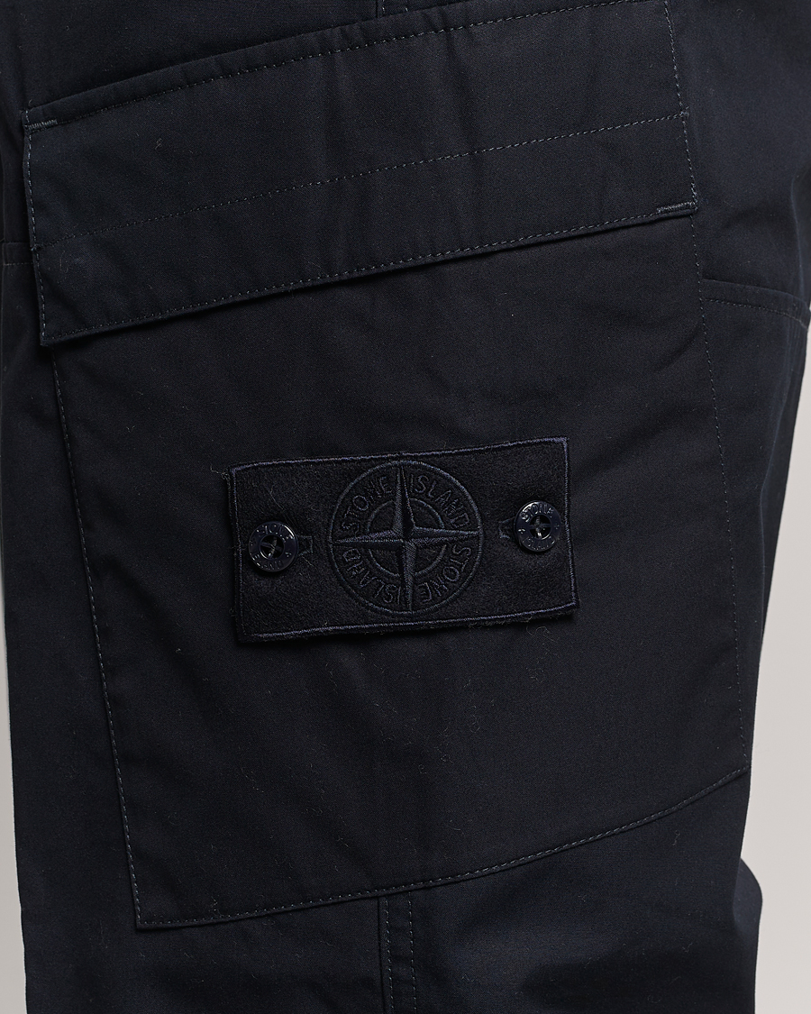 Herren | Hosen | Stone Island | Ghost Piece O-Ventile Trousers Navy Blue
