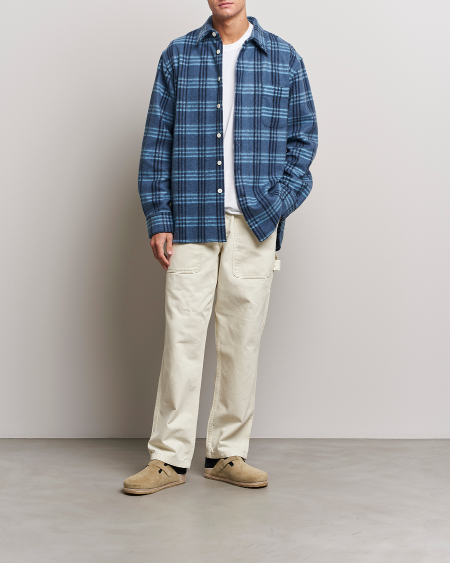Herren | Hemden | Marni | Check Pile Flannel Overshirt Opal