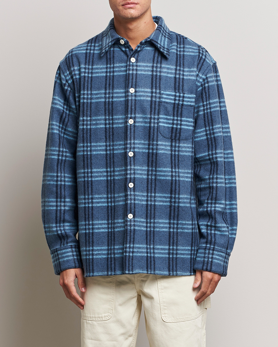 Herren | Hemden | Marni | Check Pile Flannel Overshirt Opal