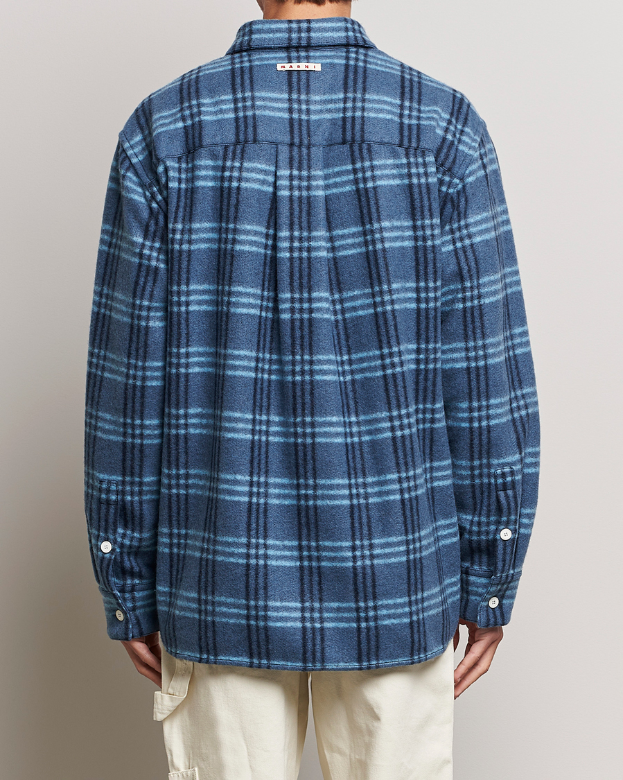 Herren | Hemden | Marni | Check Pile Flannel Overshirt Opal