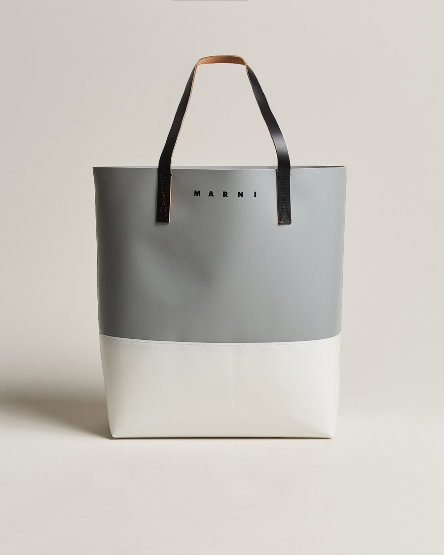 Herren | Marni PVC Totebag Antique Silver | Marni | PVC Totebag Antique Silver