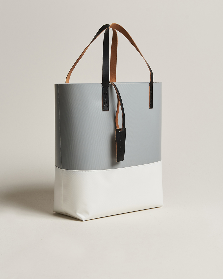 Herren | Marni PVC Totebag Antique Silver | Marni | PVC Totebag Antique Silver