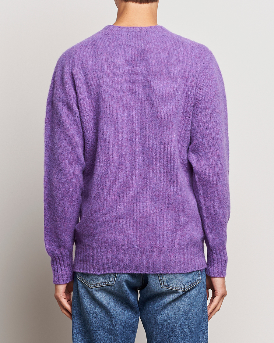 Herren | Pullover | Howlin' | Brushed Wool Sweater Purple Lover