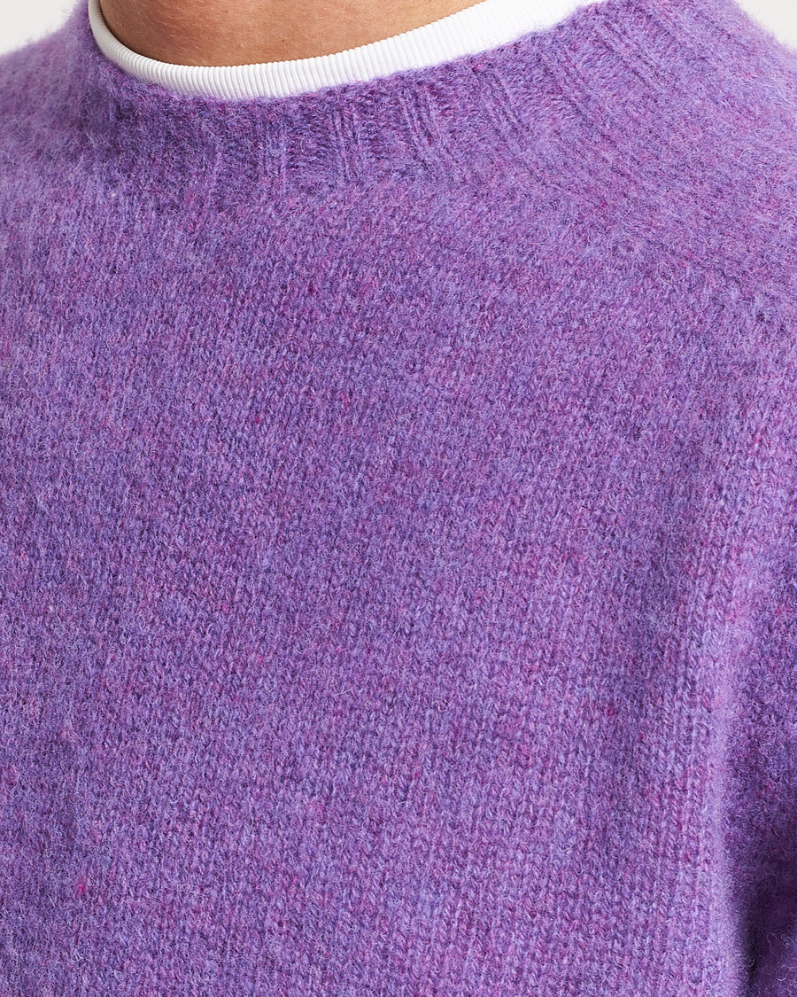 Herren | Pullover | Howlin' | Brushed Wool Sweater Purple Lover
