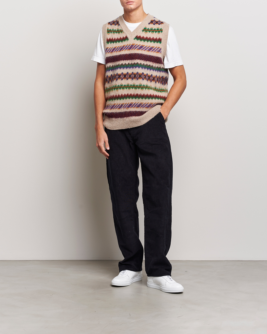 Herren | Pullover | Howlin' | Brushed Wool Vest Biscuit