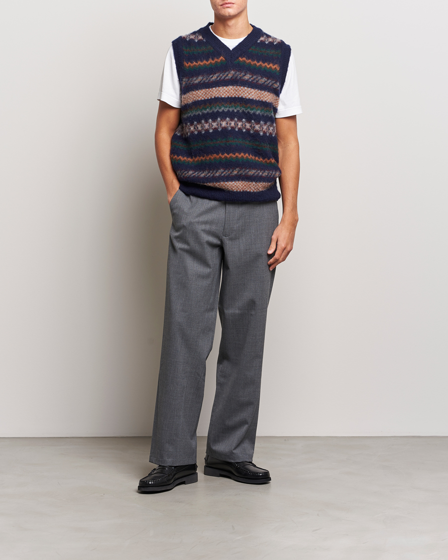 Herren | Pullover | Howlin' | Brushed Wool Vest Navy