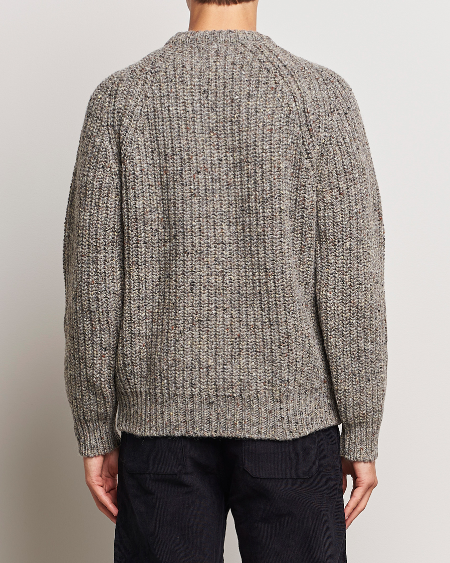 Herren | Pullover | Howlin' | Heavy Knitted Crewneck Greymix