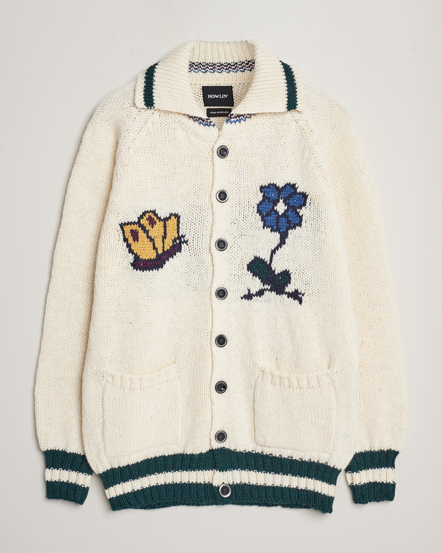 Herren | Pullover | Howlin' | Cardi Knitted Cardigan With Candy Please