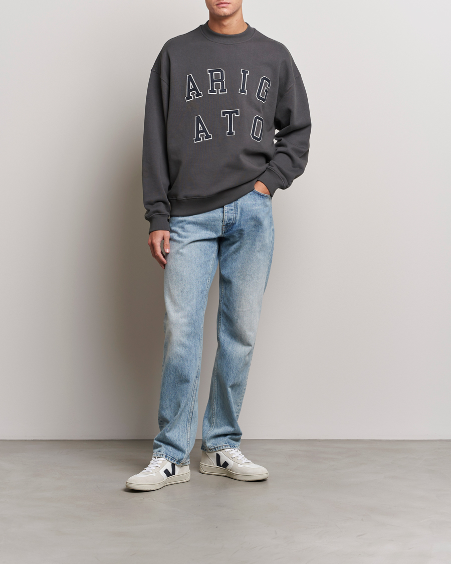 Herren | Pullover | Axel Arigato | Legend Crew Neck Sweatshirt Faded Black