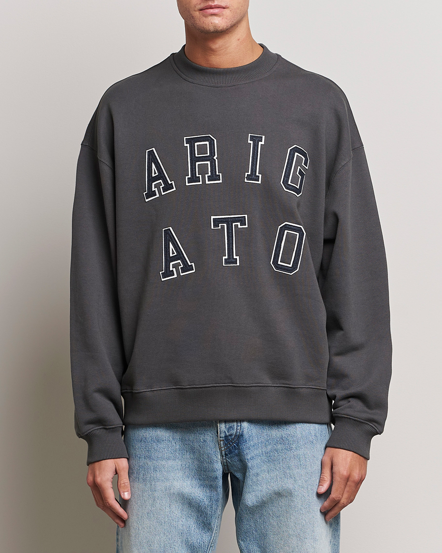 Herren | Pullover | Axel Arigato | Legend Crew Neck Sweatshirt Faded Black