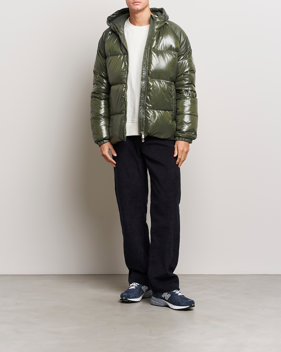 Herren | Jacken | Pyrenex | Sten Hooded Puffer Jacket Deep Khaki