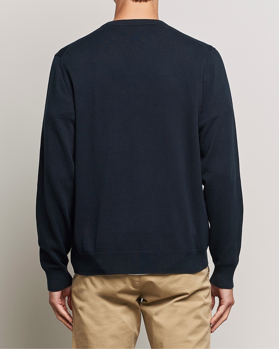 Herren | Pullover | Gant | Classic Cotton V-Neck Evening Blue