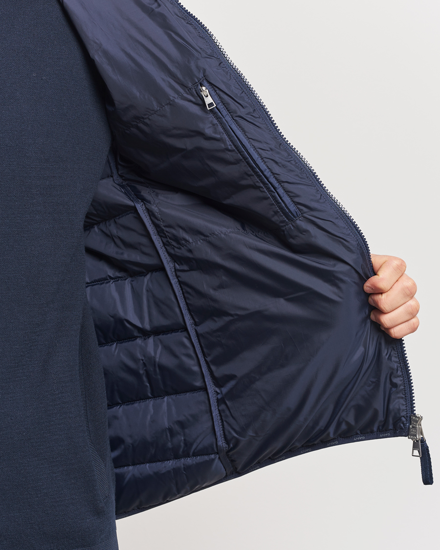 Herren | Jacken | GANT | The Light Down Gilet Evening Blue