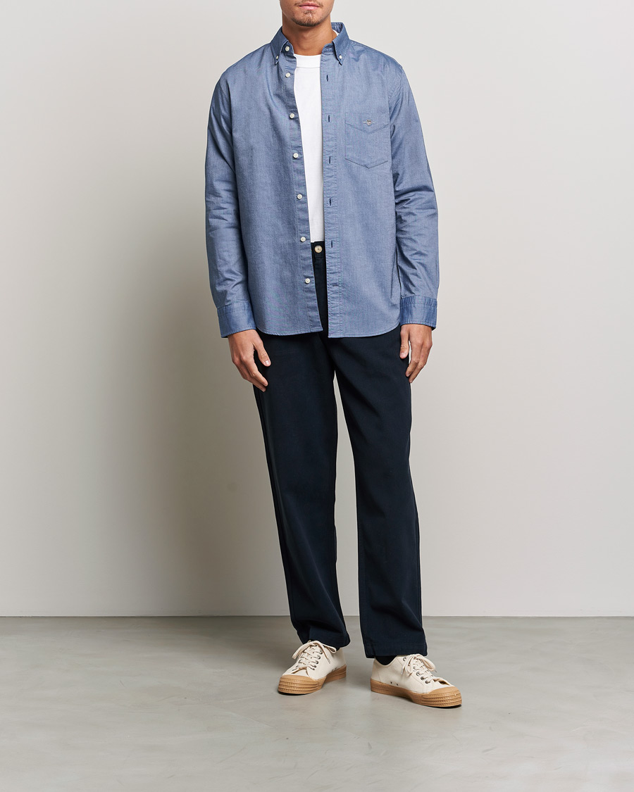 Herren | Hemden | Gant | Regular Fit Oxford Shirt Persian Blue