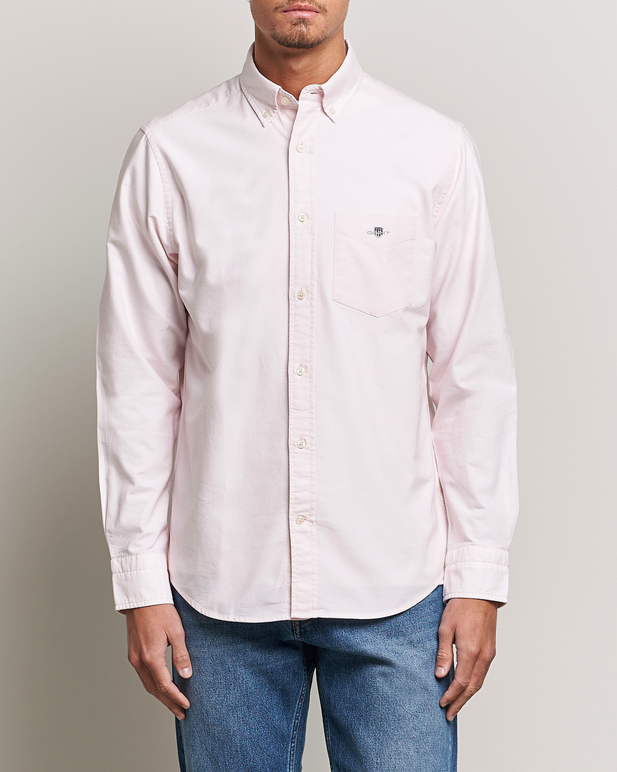 Herren | Oxfordhemden | GANT | Regular Fit Oxford Shirt Light Pink