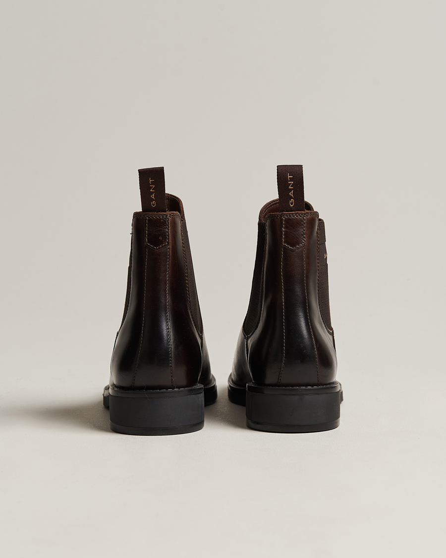 Herren | GANT Prepdale Leather Chelsea Boot Dark Brown | GANT | Prepdale Leather Chelsea Boot Dark Brown