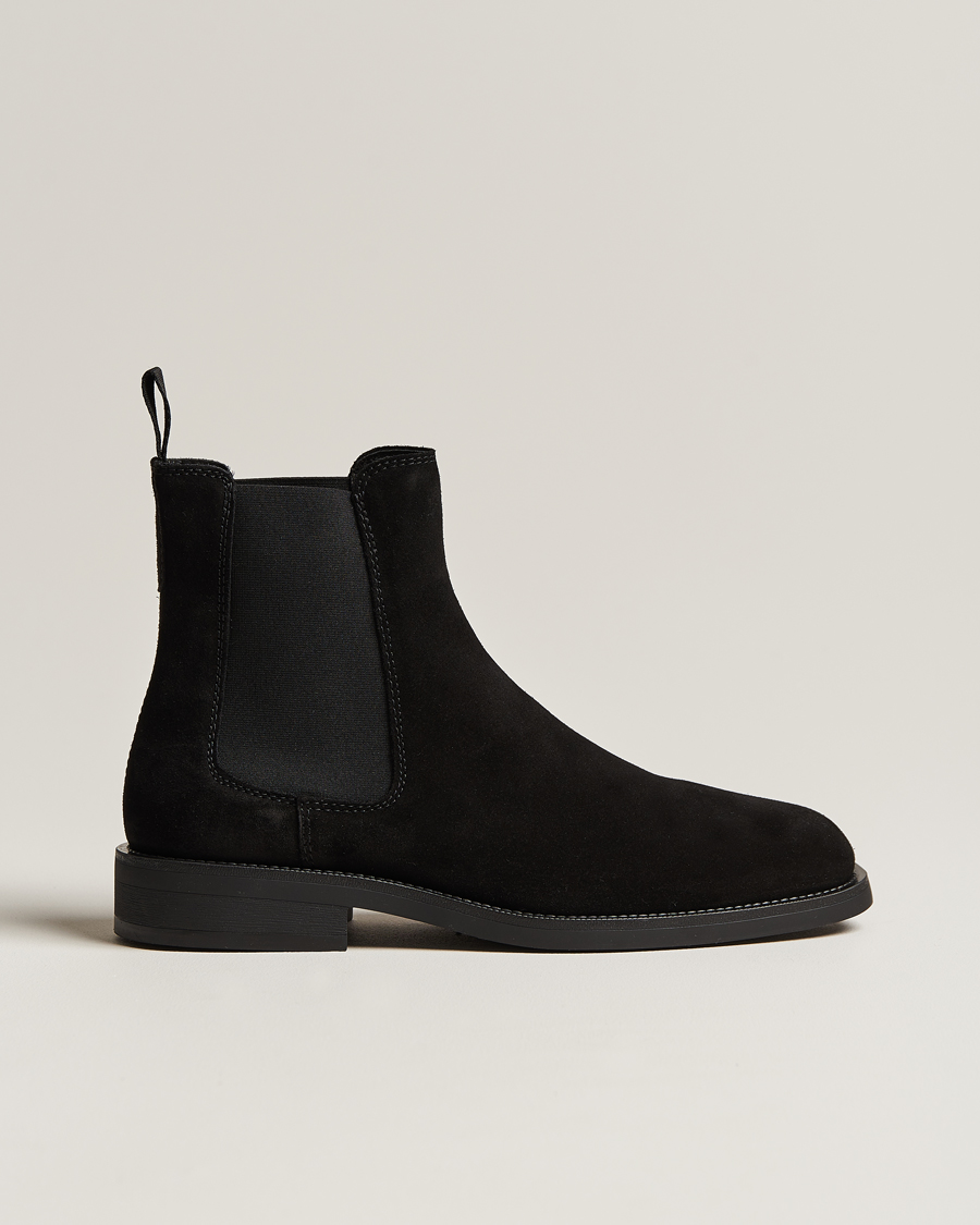 Herren | GANT Rizmood Suede Chelsea Boot Black | GANT | Rizmood Suede Chelsea Boot Black