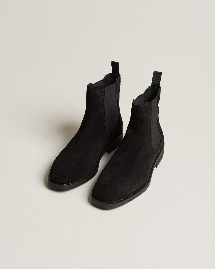Herren | GANT Rizmood Suede Chelsea Boot Black | GANT | Rizmood Suede Chelsea Boot Black
