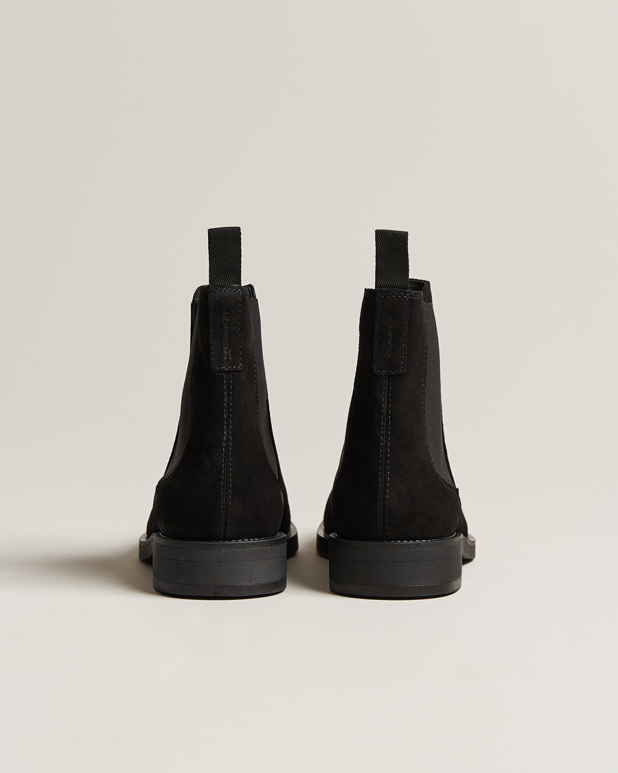 Herren | GANT Rizmood Suede Chelsea Boot Black | GANT | Rizmood Suede Chelsea Boot Black