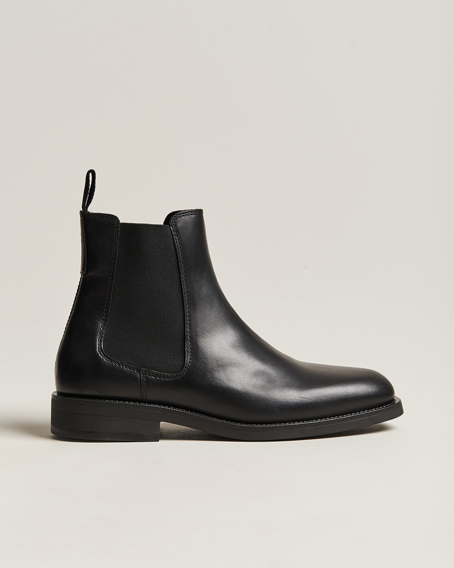 Herren | GANT Rizmood Leather Chelsea Boot Black | GANT | Rizmood Leather Chelsea Boot Black