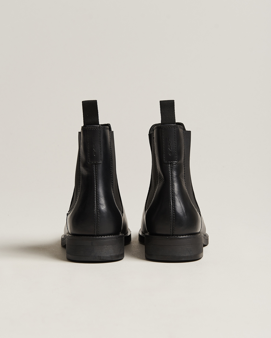 Herren | GANT Rizmood Leather Chelsea Boot Black | GANT | Rizmood Leather Chelsea Boot Black